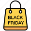 black, black friday sale, friday, holiday sale, sale, shopping bag, special sale 