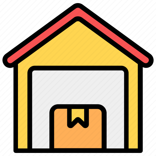 Building, estate, hut, property, shed, warehouse icon - Download on Iconfinder