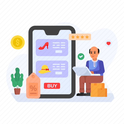 Customer reviews, online reviews, product reviews, feedback, shopping reviews illustration - Download on Iconfinder