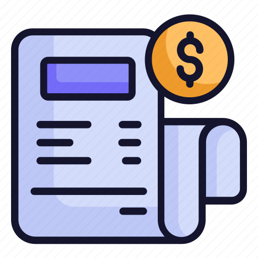 Invoice, invoice payment, bill, receipt, shopping, commerce icon - Download on Iconfinder