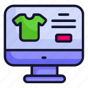 clothes, clothing, commerce, computer, monitor, shopping