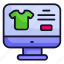 clothes, clothing, commerce, computer, monitor, shopping 