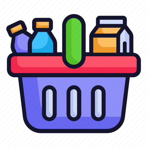 Basket, shopping basket, shopping, commerce, grocery icon - Download on Iconfinder