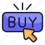 buy, click, buy button, buy tag, buy sign 