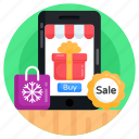 mcommerce, online shopping, ecommerce, shopping app, online gift purchase