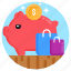 penny bank, piggy bank, savings, shopping payment, cash box 