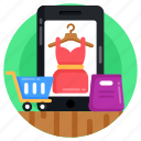 mobile shop, mcommerce, mobile shopping, online clothes, online products
