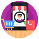 shopping customer, search consumer, eshop, mcommerce, mobile shopping