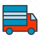 delivery, truck, shipping, package, transport, logistics, cargo