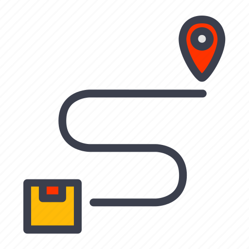 Tracking, delivery, shipment, location, pin, map, shipping icon - Download on Iconfinder