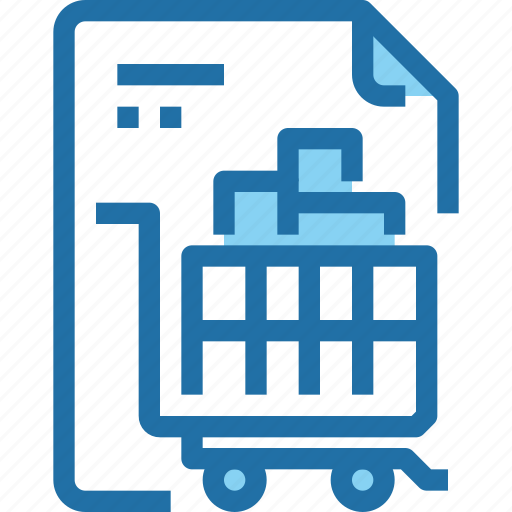 Business, cart, document, file, list, shop, shopping icon - Download on Iconfinder