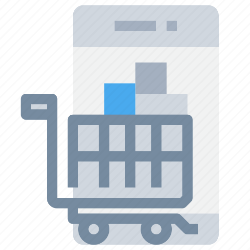 Cart, ecommerce, mobile, shop, shopping, smartphone icon - Download on Iconfinder