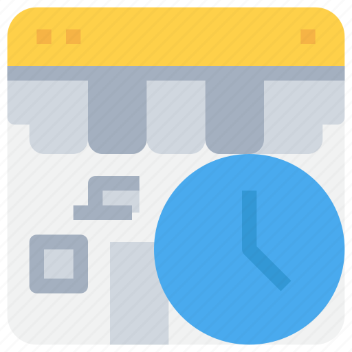 Commerce, shop, shopping, store, time icon - Download on Iconfinder