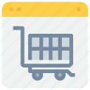 cart, commerce, online, shop, shopping