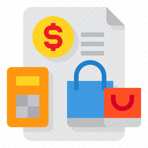 Bag, bill, calculator, payment, shopping icon - Download on Iconfinder