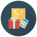 calculator, ecommerce, gift, present, shop, shopping, shoppingbag