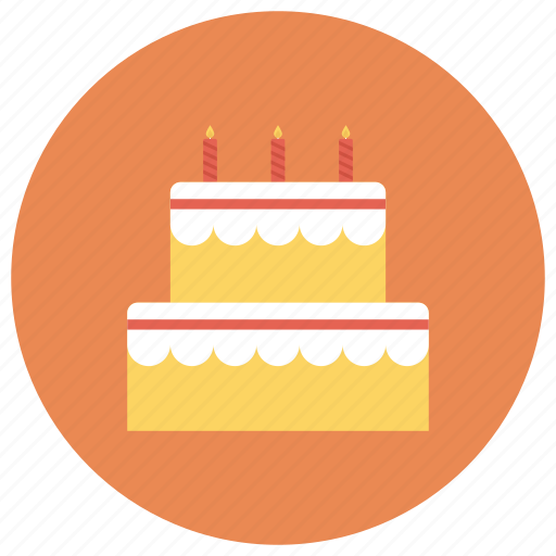 Birthday, birthdaycake, cake, dessert, food, sweet, weddingcake icon - Download on Iconfinder