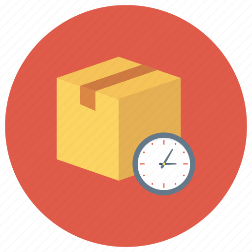 Clock, delivery, parcel, shipping, time, timer, watch icon - Download on Iconfinder