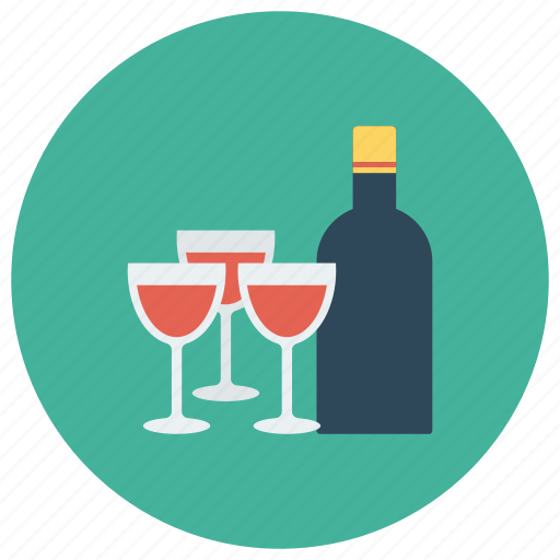 Alcohol, beer, bottle, drink, glass, redwine, wine icon - Download on Iconfinder