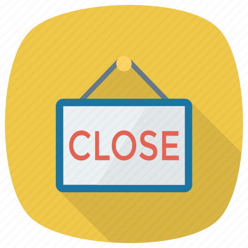 Business, close, closedoor, closesign, exit, shop, shopping icon - Download on Iconfinder