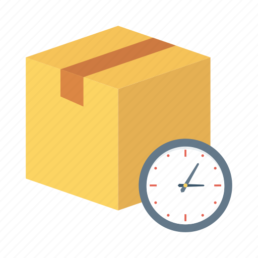 Clock, delivery, parcel, shipping, time, timer, watch icon - Download on Iconfinder
