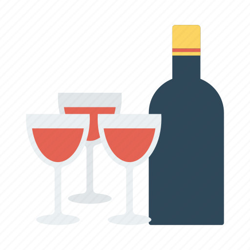 Alcohol, beer, bottle, drink, glass, redwine, wine icon - Download on Iconfinder