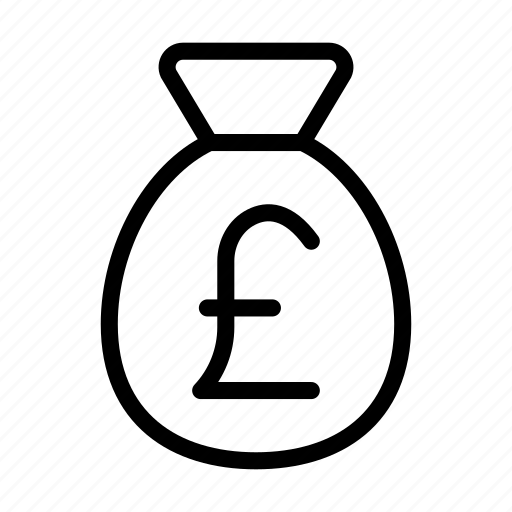 Bag, cash, finance, pound, saving icon - Download on Iconfinder