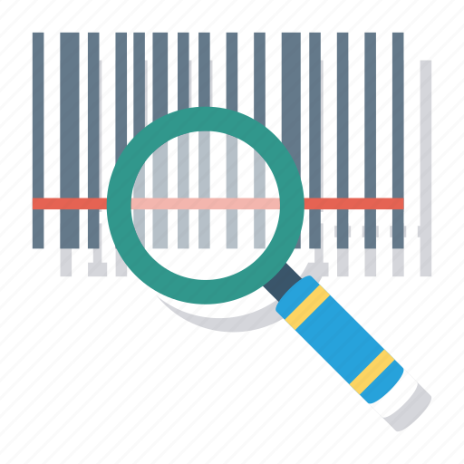 Bar, barcode, chart, code, find, magnifier, search icon - Download on Iconfinder