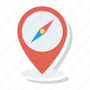 compass, direction, gps, location, map, navigation, pin