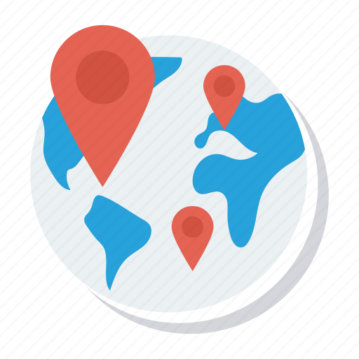 Global, location, map, navigation, pin, shop, shopping icon - Download on Iconfinder