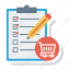 cart, checklist, ecommerce, shipping, shop, shopping, shoppingcart 