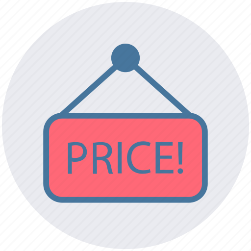 Price banner, price board, price info banner, sale signboard, shop board icon - Download on Iconfinder