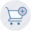 add, cart, ecommerce, plus, shopping, shopping cart 