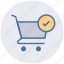accept, cart, check, ecommerce, shopping, shopping cart 