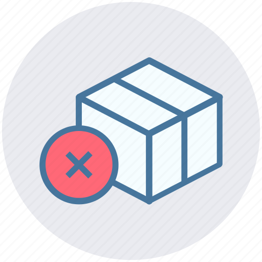 Box, carton, container, pack, packaging, reject icon - Download on Iconfinder