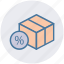 box, carton, pack, packaging, percent, percentage 