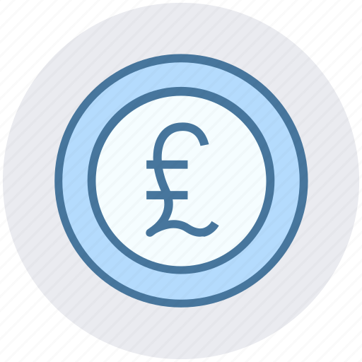 Coin, currency, finance, money, pound icon - Download on Iconfinder