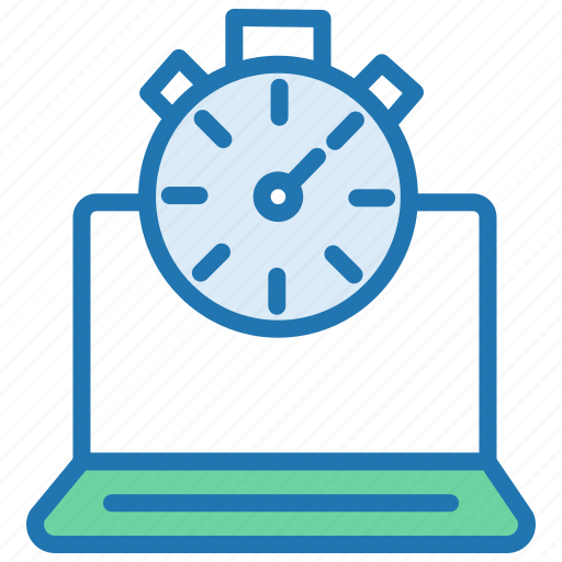 Laptop, loading, processing, time for sale, timer, wait icon - Download on Iconfinder