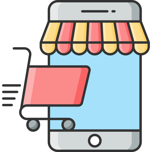 Ecommerce, online, shopping, app icon - Free download