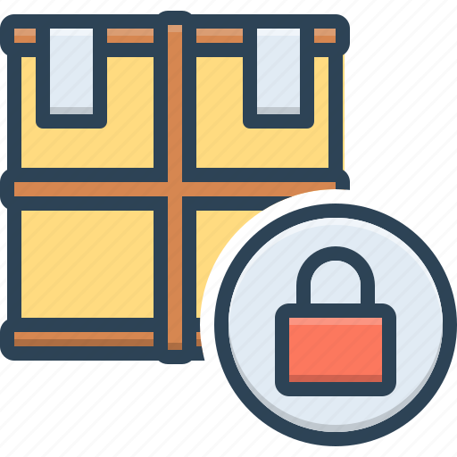 Cargo, cargo protection, delivery, goods, operator, protection, security icon - Download on Iconfinder