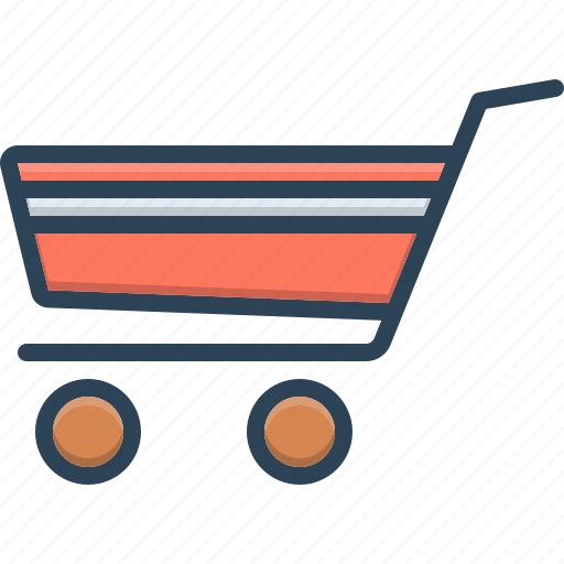 Basket, cart, commerce, grocery, shopping, shopping cart, trolley icon - Download on Iconfinder