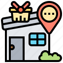 address, delivery, location, navigation, pinpoint