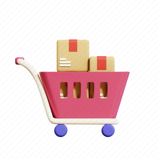Shopping, retail, marketing, delivery, commerce, market, buy 3D illustration - Download on Iconfinder