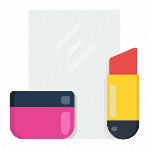 Beauty, cosmetics, lipstick, make up, mirror, powder, shopping icon - Download on Iconfinder