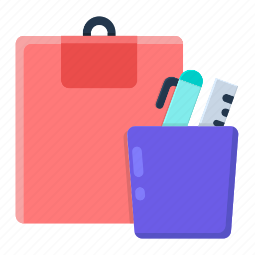 Business, office, paper work, pen, pencil case, shopping, stationery icon - Download on Iconfinder