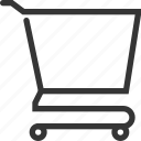 bag, cart, hand, shop, shopping