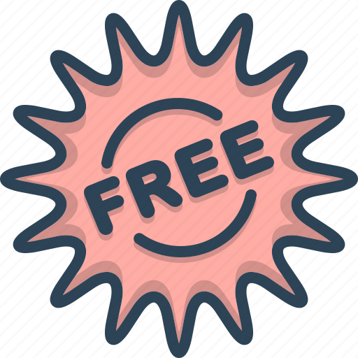 Free, label, offer, sale, sticker, tag icon - Download on Iconfinder
