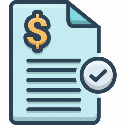 Bills, invoice, paid, stamp icon - Download on Iconfinder