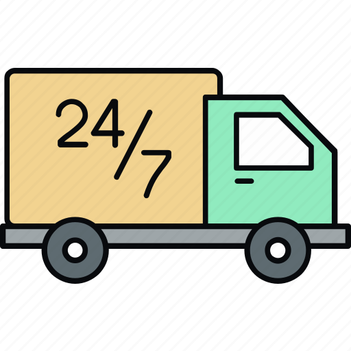Delivery, van, logistic, logistics, shipping, transport icon - Download on Iconfinder