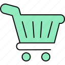 trolley, cart, sale, shop, shopping, supermarket